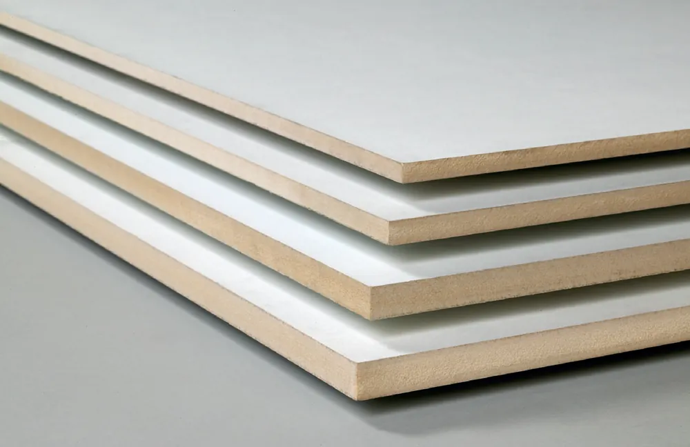 Korting - MDF 22mm 244x122cm - lakdraagfolie wit BOUWSUB