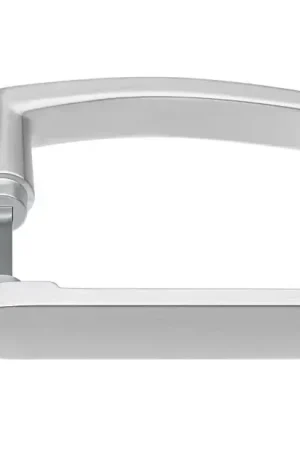 Veilig winkelen | AXA deurklink Flat-Blok DD 54-67 mm aluminium geslepen F1