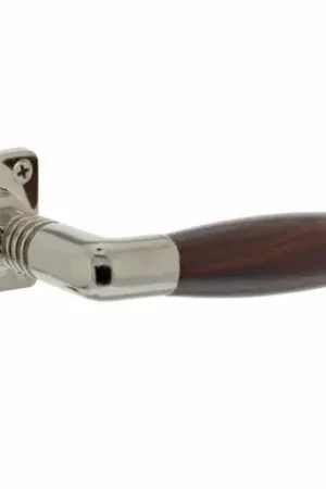 Zeer goed beoordeeld | Intersteel deurklink Ton basic met rozet 38x38x6mm nikkel/palissander