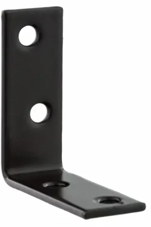 Direct leverbaar - Starx stoelhoek met verzonken schroefgaten 40 mm zwart 4 stuks