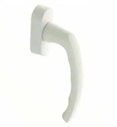 Draaikiepgarnituur Hoppe aluminium wit | Zolang de voorraad strekt