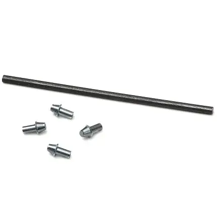 Speciale aanbieding | 4 borgpinnen + stelpen voor Bommer scharnieren 150/175/200 mm