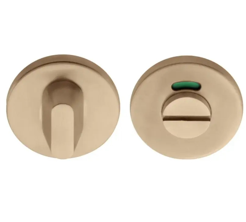 WC-Sluiting Rond PVD licht brons | Korting