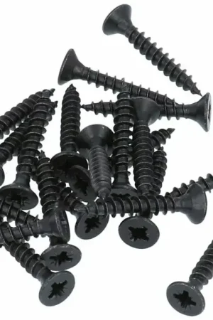 20 stuks zwarte schroeven pozy drive 4.5 x 30 mm | Makkelijk bestellen