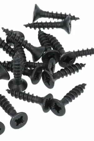 20 stuks zwarte schroeven pozy drive 4.0 x 20 mm | Beste prijs