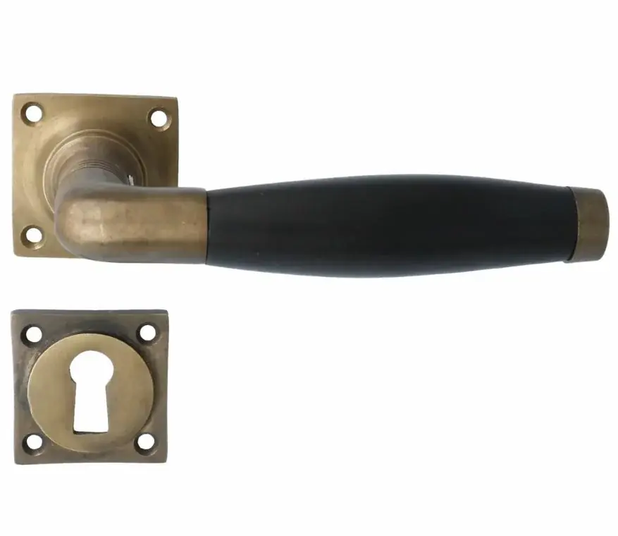Deurklink Ton Model brons Antiek/ebbenhout - Spoedlevering