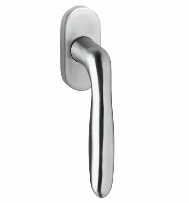 Aanbieding - Intersteel raamkruk Jupiter op rozet rvs