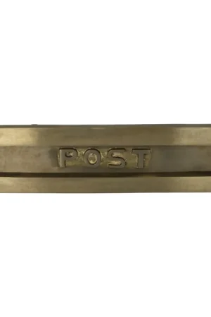 Brievenbus messing antiek met opdruk POST | Aanbieding