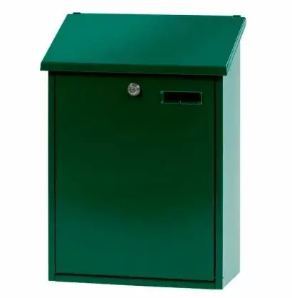 Prijsverlaging - Wandbrievenbus Sebastian groen