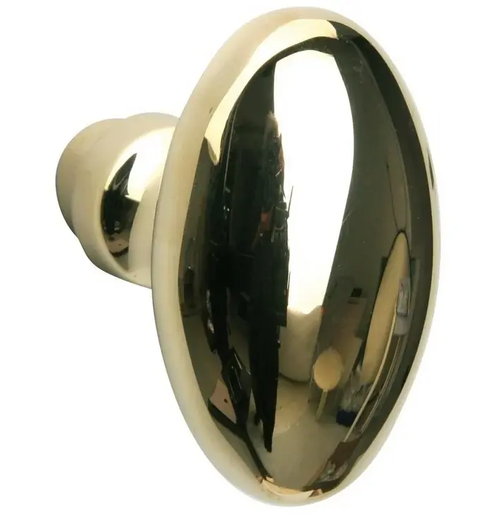 Knopkruk Ei 60×32 mm messing gelakt | Opruiming