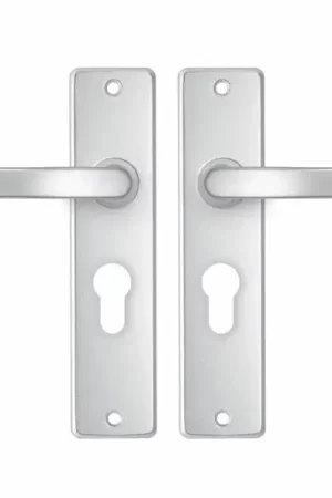 Zeer goed beoordeeld | AXA basic schild PC55 met deurklink blok aluminium F1