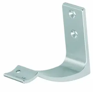 Prijsverlaging | Leuninghouder opschroevend Hol aluminium F1