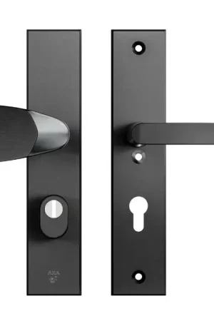 AXA Edge Plus veiligheidsbeslag PC72 SKG3 met kerntrekbeveiliging Wing-knop/kruk zwart | Hoog gewaardeerd