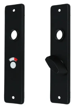 Ami kortschild WC55/8 aluminium zwart - Beste prijs