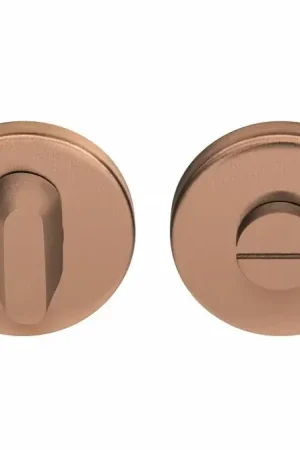WC-Sluiting 8 mm rond verdekt blind PVD mat brons - Professionele kwaliteit