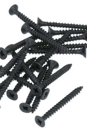 Populair bij klanten | 20 stuks zwarte schroeven pozy drive 3.0 x 30 mm