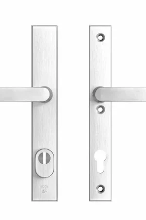 AXA Edge Plus smal veiligheidsbeslag PC92 met kerntrekbeveiliging kruk/kruk SKG3 aluminium F1 | Voordelig
