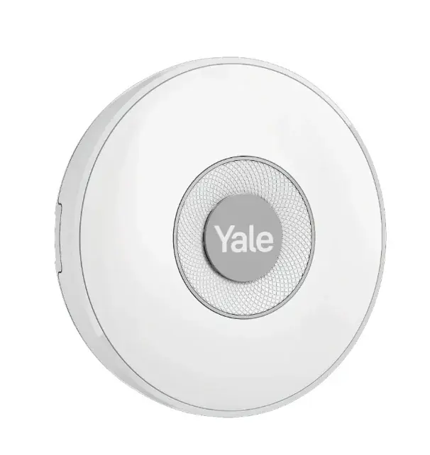 Rechtstreeks uit de fabriek - Yale binnensirene wit
