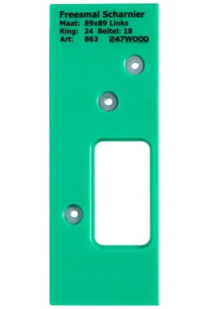 247WOOD Freesmal sluitplaat 89×89 links | Laatste dagen