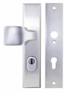 Buva voordeurgarnituur PC72 met kerntrekbeveiliging Serie 3400 SKG3 aluminium F1 | Profiteer nu