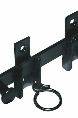 Overslaggrendel 120 mm staal zwart verzinkt | Speciale aanbieding