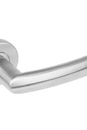 Aanbieding | Intersteel deurklink Blok op rond rozet rvs