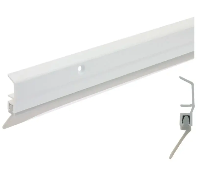 Ellen dorpelstrip Basic wit 100 cm PVC | Eenvoudig retourneren