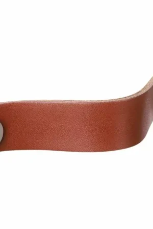 Wees er snel bij - Starx meubelgreep leer 25 x 128 mm cognac