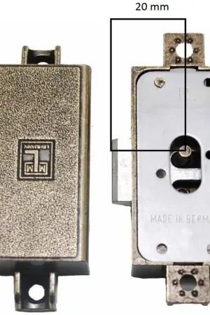 Zeer goed beoordeeld | Spanjoletslot 20 mm rechts brons
