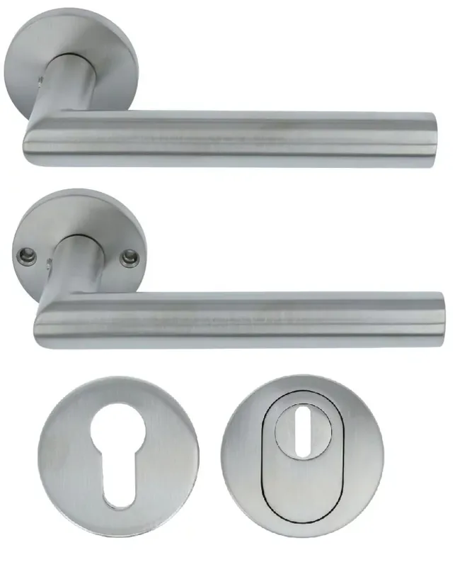 Premium - SKG3 Veiligheid Achterdeur Set Michel Rond mat rvs