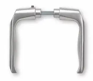 Buva deurklink LF-LINE 126 mm aluminium F1 - Direct kopen