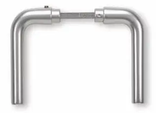 Scherpe prijs - Buva deurklink O-LINE 120 mm aluminium F1 deurdikte 54 mm