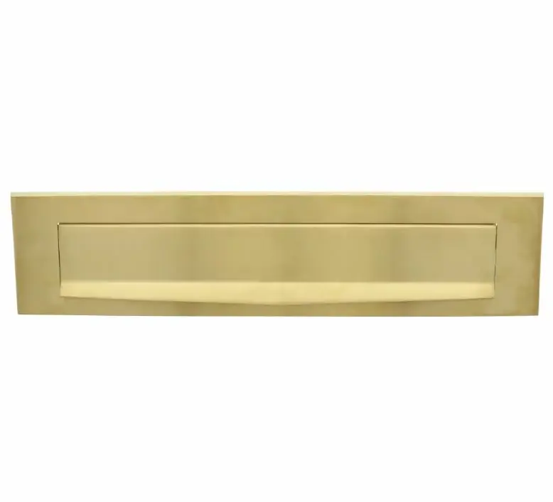 Populair bij klanten | Briefplaat BASICS LB535 PVD mat goud