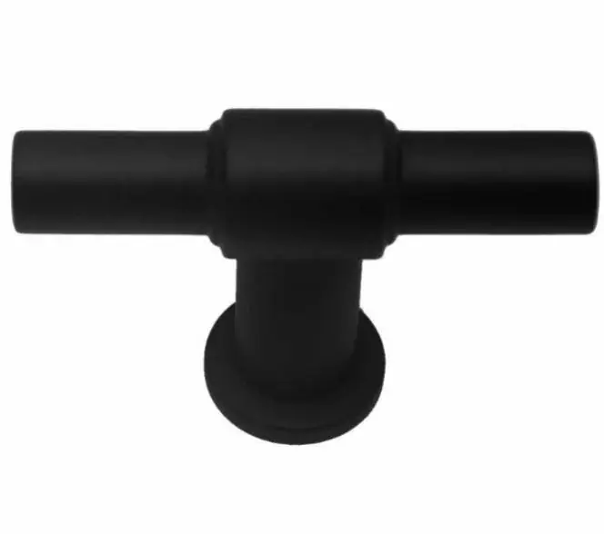 T-greep 55 mm mat zwart | Tijdelijk aanbod