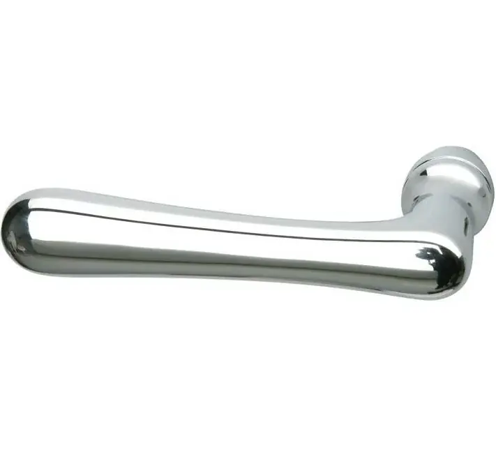 Enkele deurklink Linea links glans chroom | Nieuw