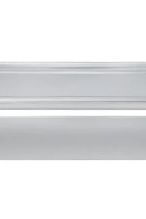 AXA binnen/buiten briefplaat Curve Plus aluminium geslepen F1 - Slechts tijdelijk