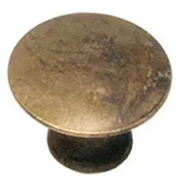 Intersteel knop glad rond 25 mm antiek - Topkwaliteit