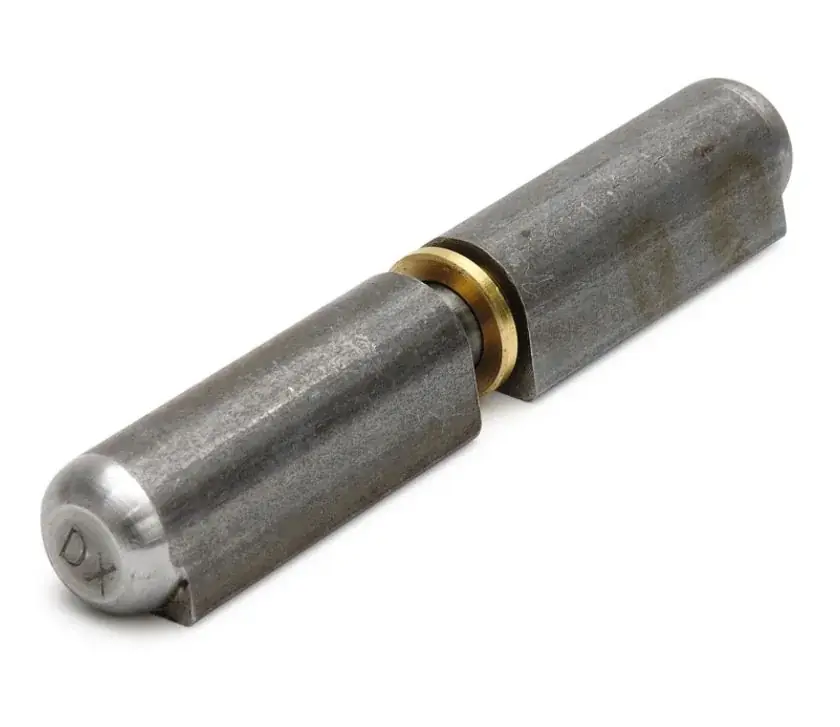 Aanbieding - DX Aanlaspaumelle stalen pen messing ring 120×16 mm blank staal