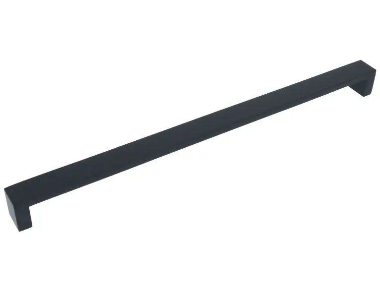 Greep Recht Structuur mat zwart 320 mm - Alleen vandaag