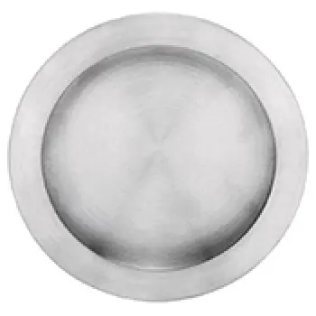 Schuifdeurkom rond ø40mm rvs mat - Prijs verlaagd