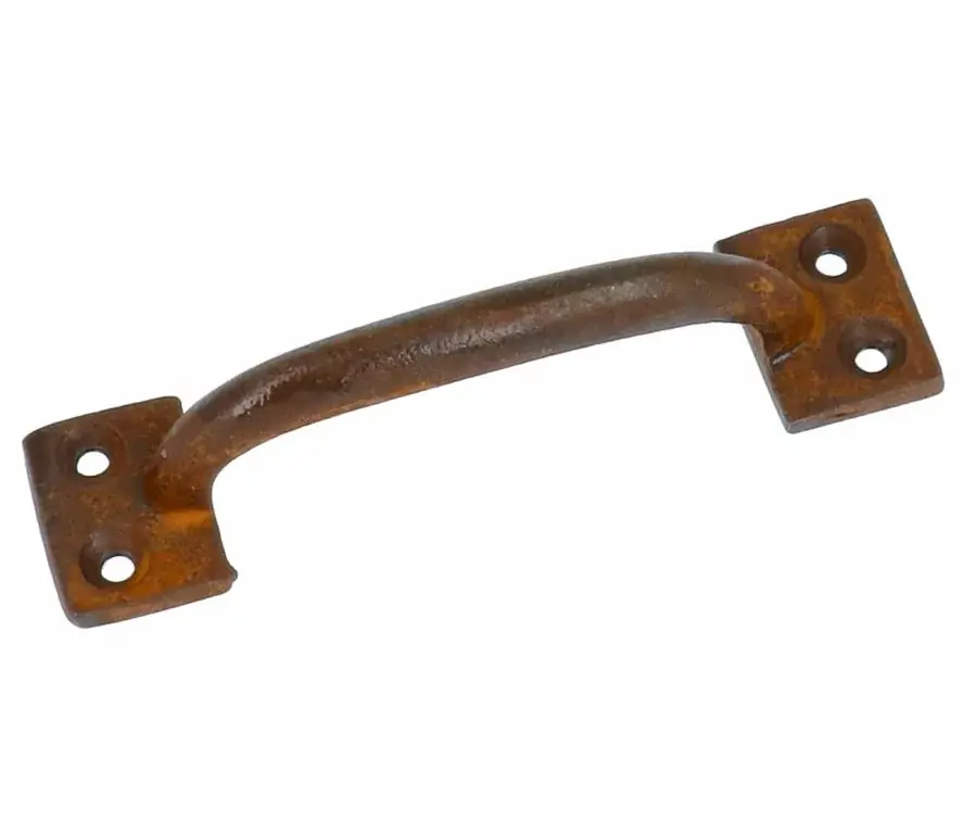 Uitverkoop | Greep/handvat ijzer geroest 100 x 25 mm