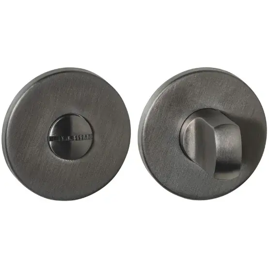 Intersteel wc-sluiting verdekt ø52x6mm met stift 6-8mm PVD antraciet - Rechtstreeks van de fabrikant