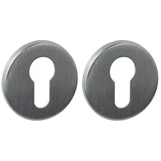 Intersteel cilinderrozetten verdekt ø52x6mm rvs - Topprijs