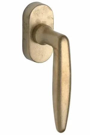 Voorraad bijna op - Draaikiepgarnituur Dudok/Elegant messing antiek