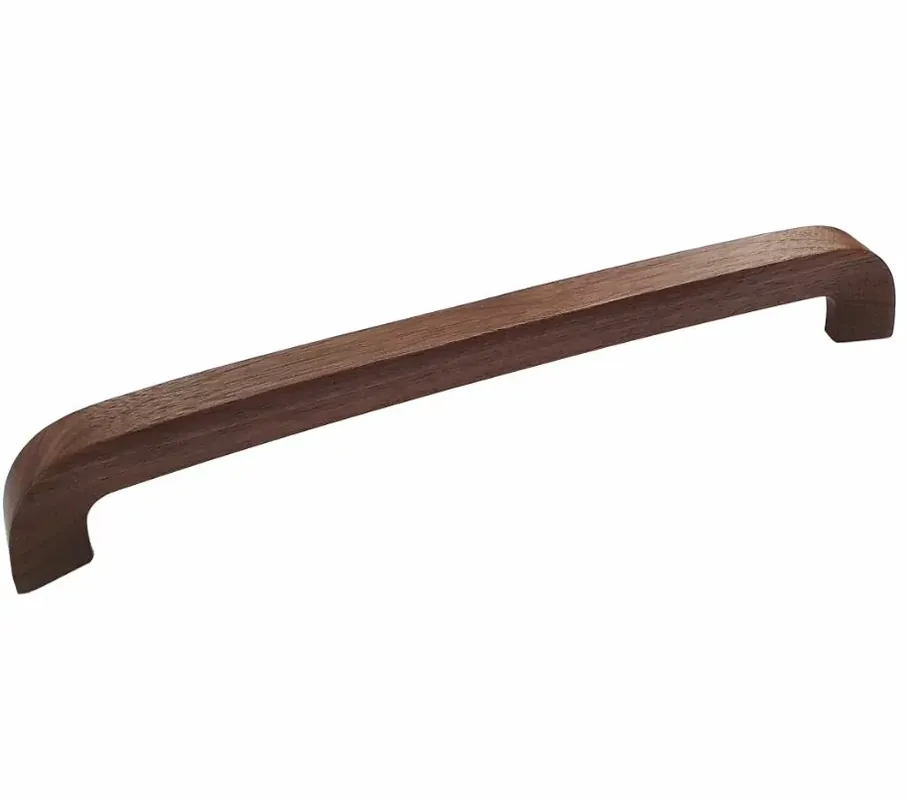 Spoedlevering | Greep Gotenburg Walnoot gelakt 224 mm