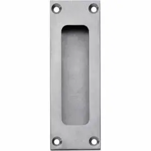 Intersteel Schuifdeurkom rechthoek 120x40mm rvs | Bestelbaar