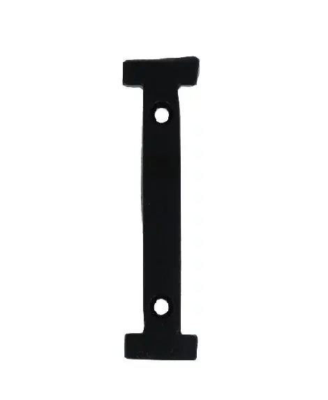 Veel voordeel | Letter I Klein IJzer zwart 75 mm