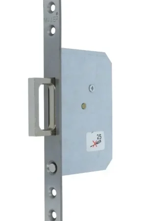 Mauer 3193 Schuifdeurslot Met Drukknop rvs - Dagdeal