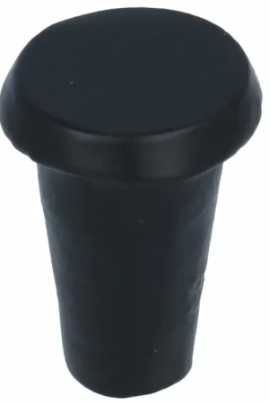 Voeg toe aan winkelwagen - Knop Kegel Rond IJzer zwart 20 mm