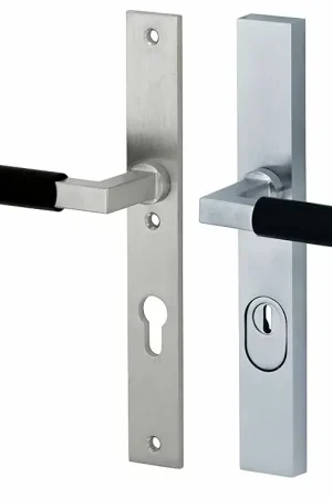 Wees er snel bij | SKG3 PC72 kruk/kruk op smalschild Bauhaus ebben links + kerntrekbeveiliging mat nikkel/mat nikkel PVD